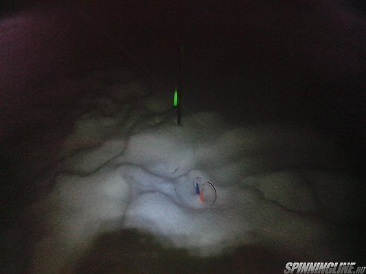 Изображение 1 : Трудовая рыбалка с прицелом на ночь.